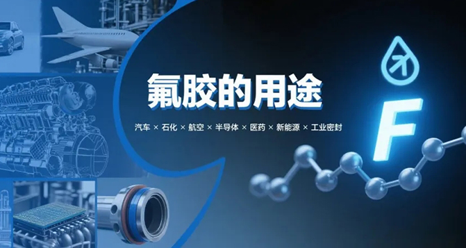 In which industries is fluororubber used?