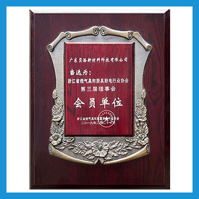 Member of Zhejiang Gas cooker and kitchen Electric Industry Association